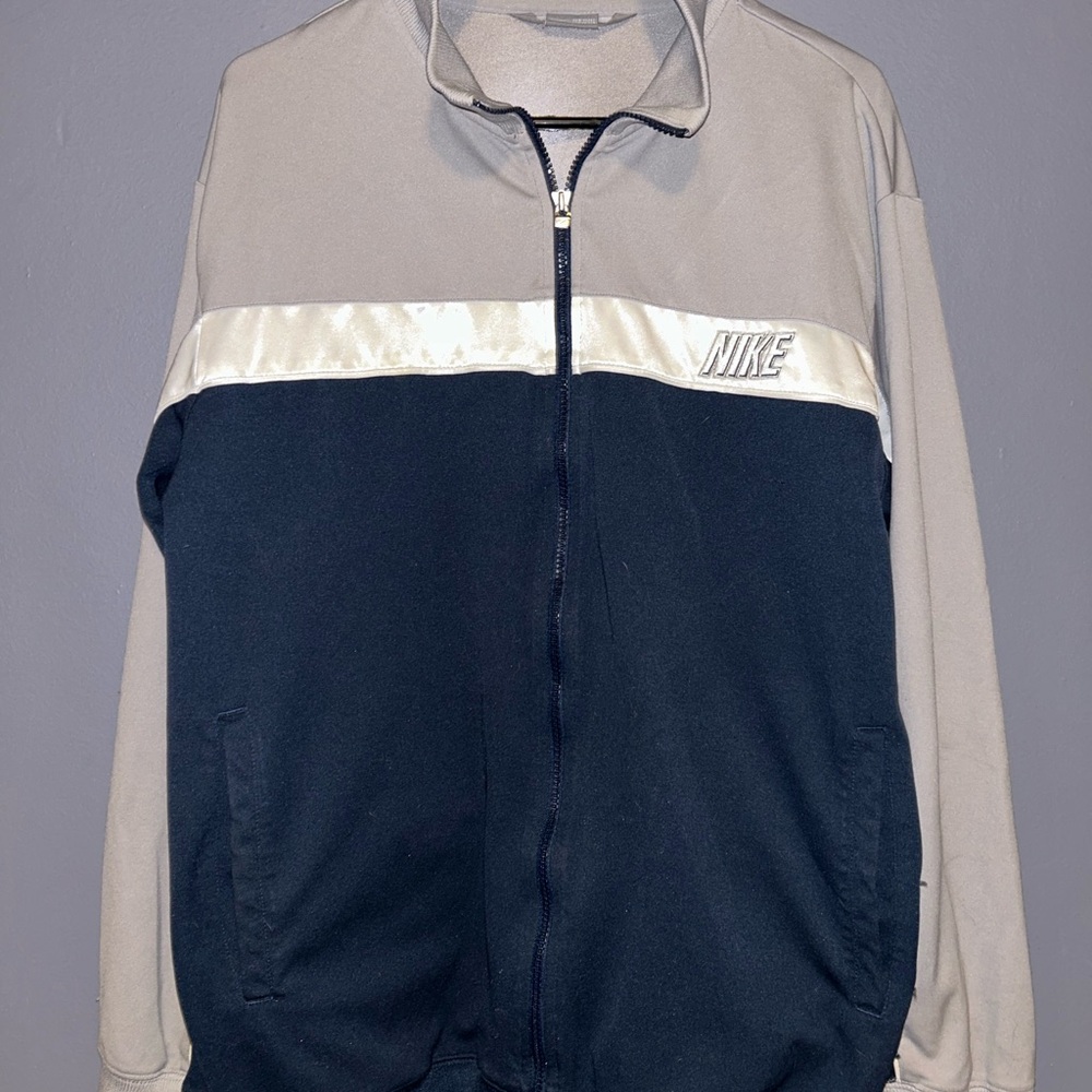 Nike Two-Tone Gray and Blue Jacket
